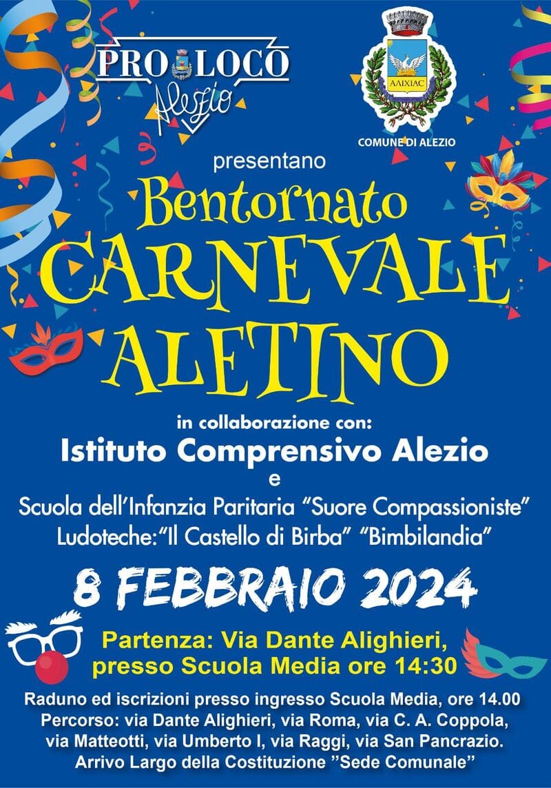 Carnevale Aletino 2024